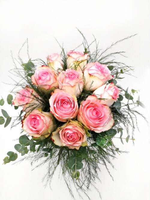 Alternative view of Ramo 12 Rosas Rosadas
