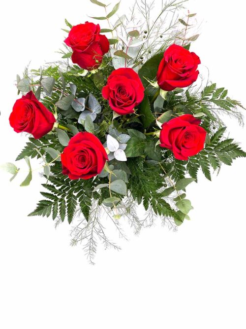 Ramo de rosas rojas