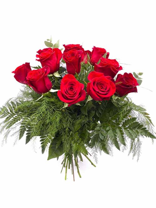 Ramo de 12 rosas rojas