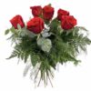 Ramo de 6 rosas rojas
