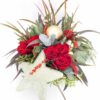 HatBox XMAS ramo de flores y verdes de navidad