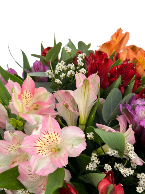 Alternative view of Bouquet Alstroemeria.