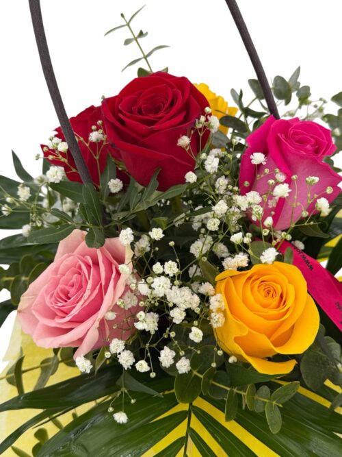 Bag 6 rosas Colores - Imagen 3